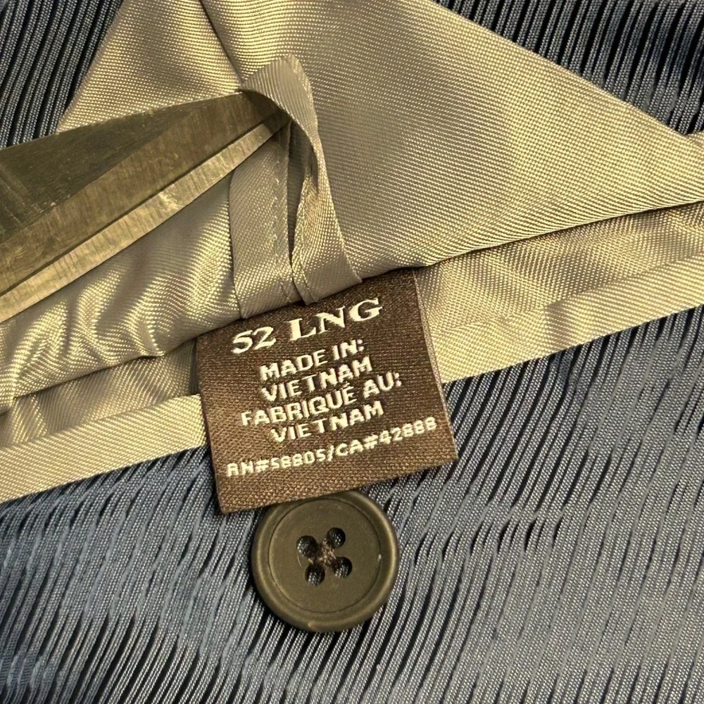 Oak Hill DXL Perfect Fit Blazer Mens 52L Gray Wool Blend Suit Jacket Sport Coat
